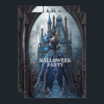 Halloween Party Haunted House Blue Night Scary Invitation<br><div class="desc">Halloween Party Haunted House Blue Night Scary Invitation. Unique,  beautiful,  stylish design. Easy to be personalized. Font style,  size and colours can be changed. Matching items are available.</div>