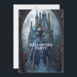 Halloween Party Haunted House Blue Night Scary Invitation<br><div class="desc">Halloween Party Haunted House Blue Night Scary Invitation. Unique,  beautiful,  stylish design. Easy to be personalized. Font style,  size and colours can be changed. Matching items are available.</div>