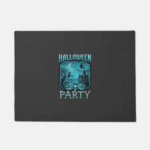 Halloween Party Haunted House Pumpkins Skull Witch Doormat