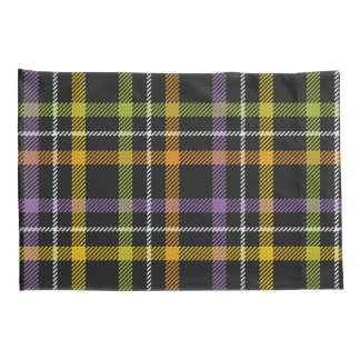 Halloween Party Holiday Custom Retro Plaid Pillowcase