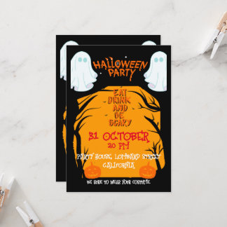 Halloween Party  Invitation