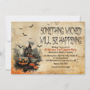 Halloween Party Invitation