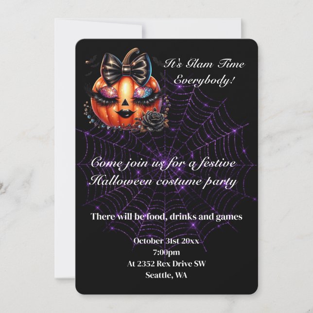 Halloween Party Invitation (Front)