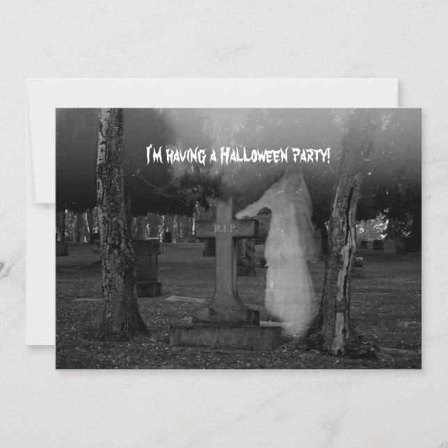 Halloween party invitation (Front)