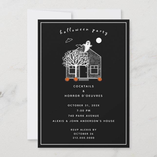 Halloween Party Invitation (Front)