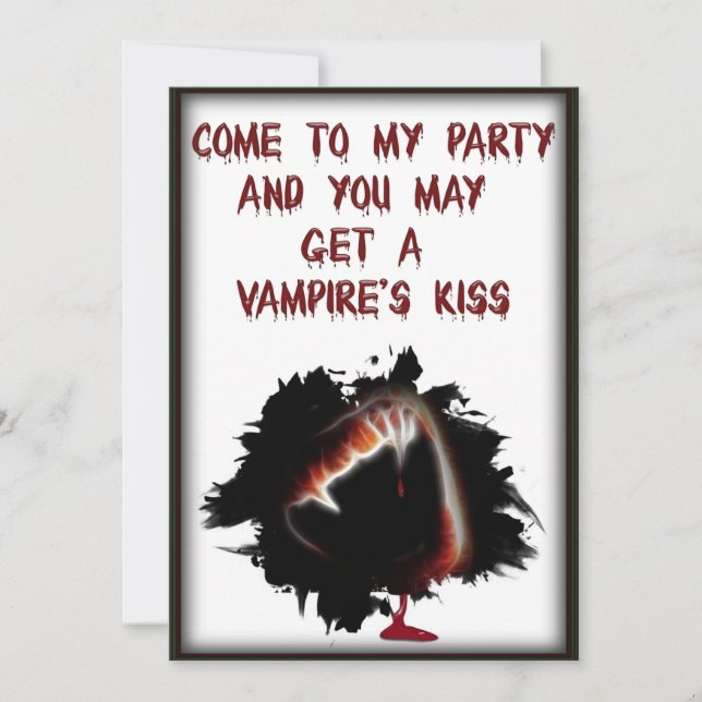 HALLOWEEN PARTY INVITATION (Devant)