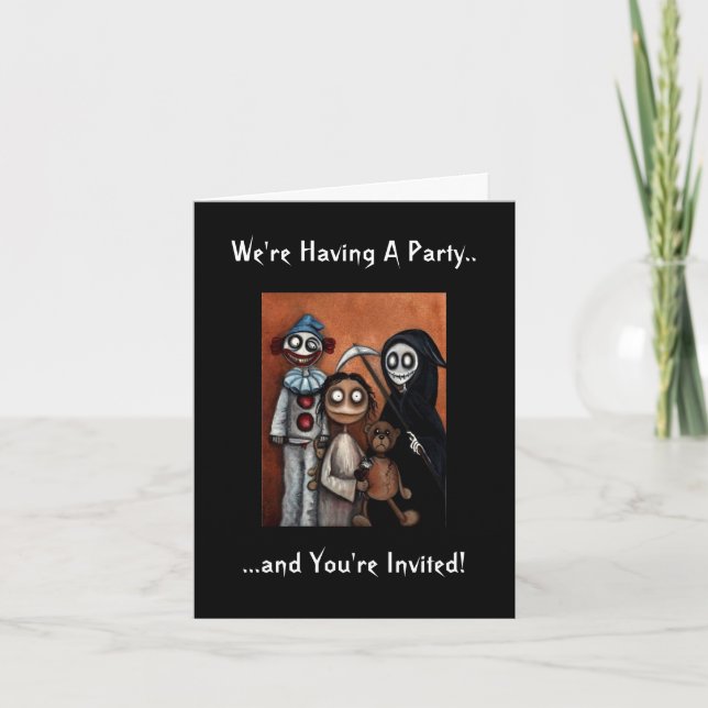 Halloween Party Invitation (Front)