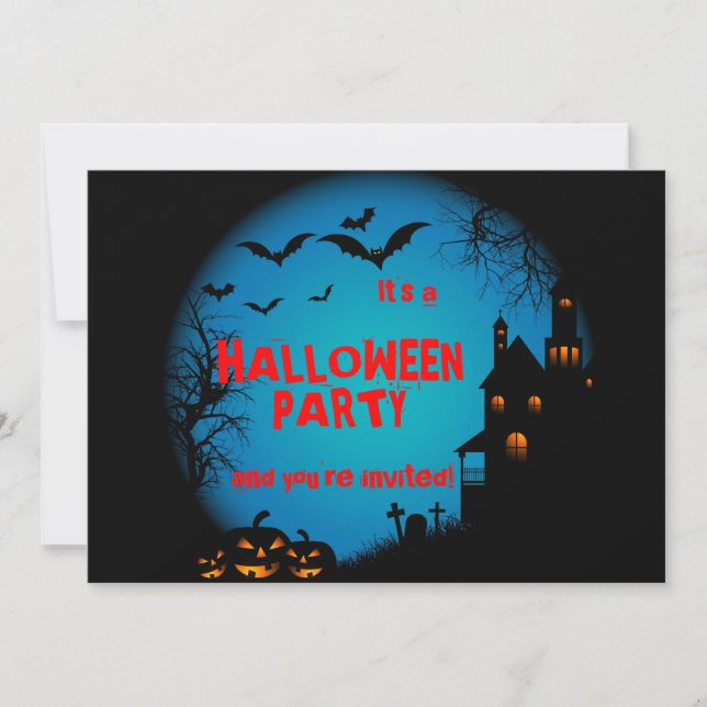 Halloween Party Invitation (Front)