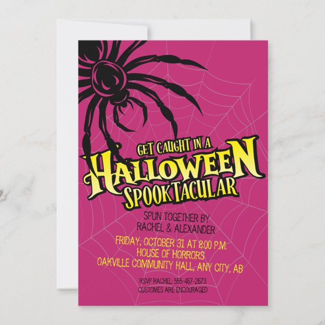 Halloween Party Invitation (Front)