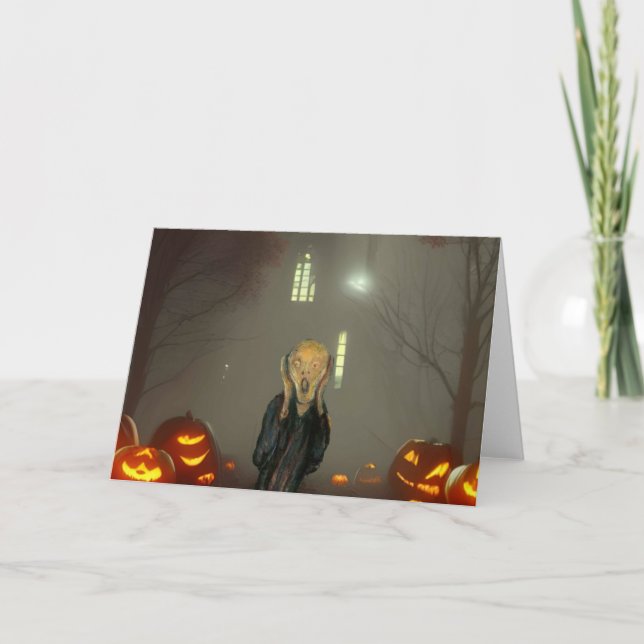 Halloween Party Invitation. Card (Front)