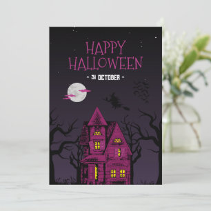 Halloween Party Invitation, Kids Spooky Night Part Invitation