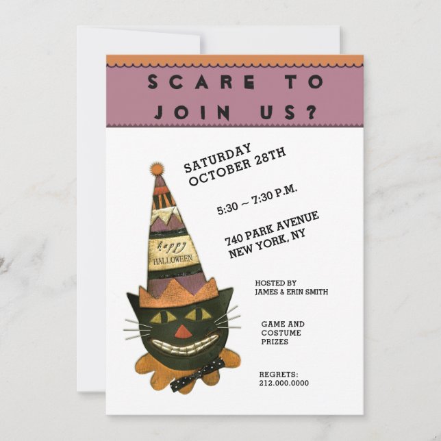 Halloween Party Invitations (Front)