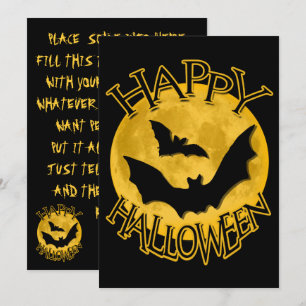 Halloween Party Invitations