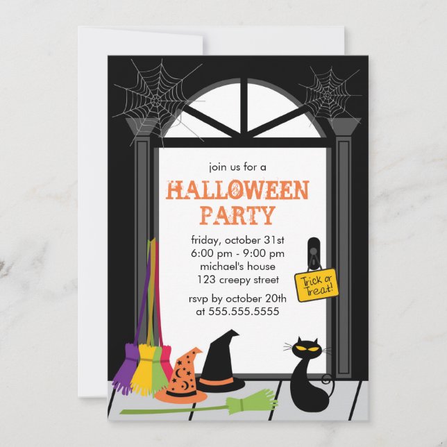 Halloween Party Invitations (Front)