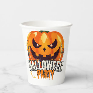 Halloween Party – Jack-o’-Lantern Design Paper Cups