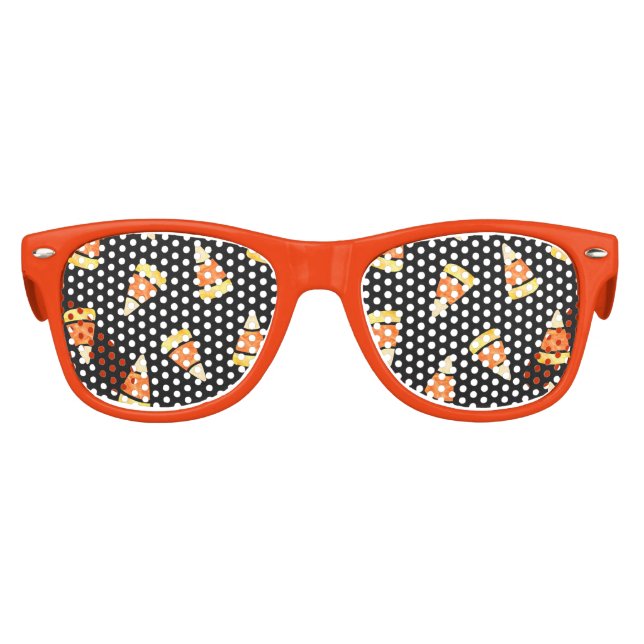 Halloween Party Kids Candy Corn Kids Sunglasses (Front)