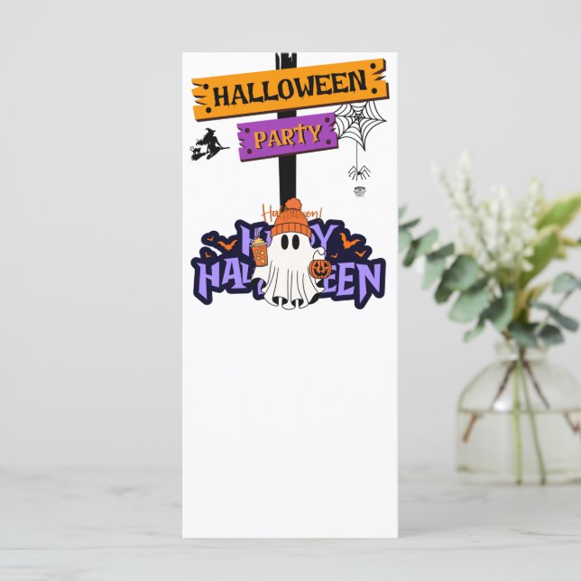 Halloween Party Menu (Standing Front)