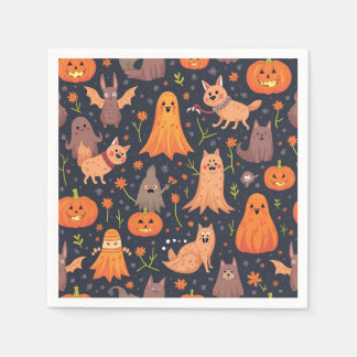 Halloween party napkin