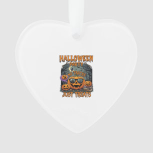Halloween Party No Tracks Just Treats Sunglasses P Ornament