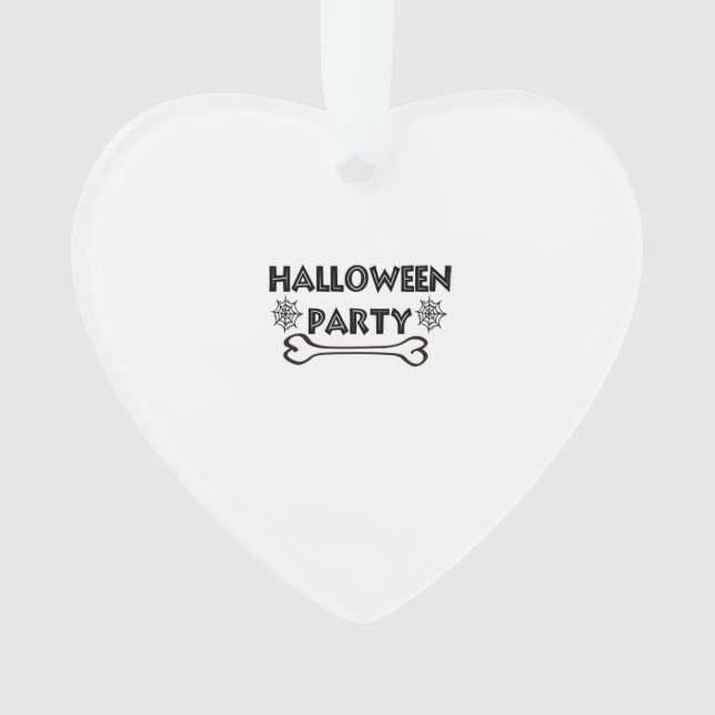 Halloween Party Ornament (Front)