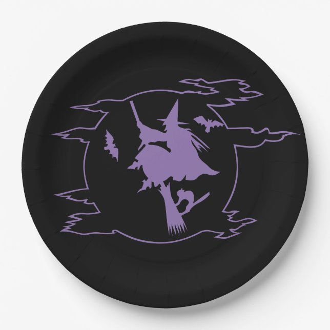 Halloween Party Paper Plate (Front)