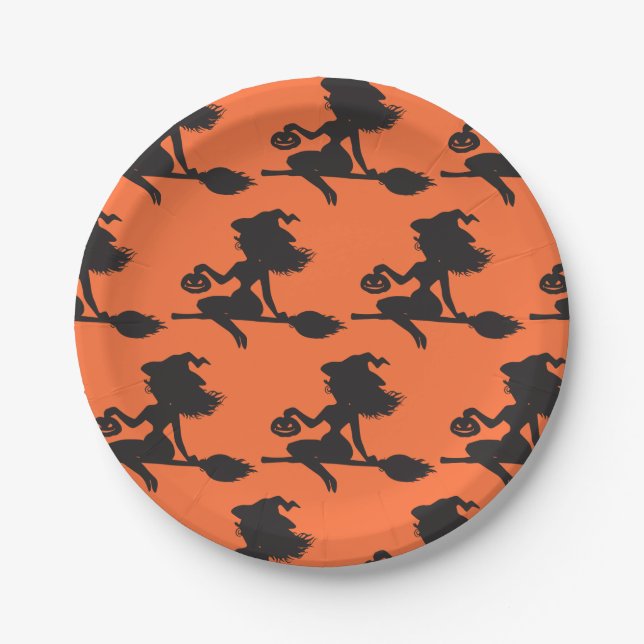 Halloween Party Paper Plate (Front)