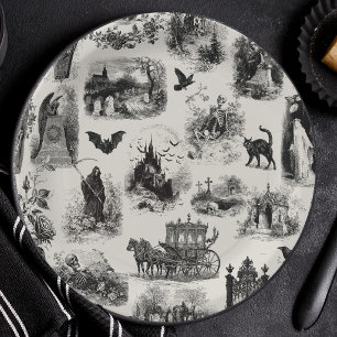 Halloween Party Paper Plate
