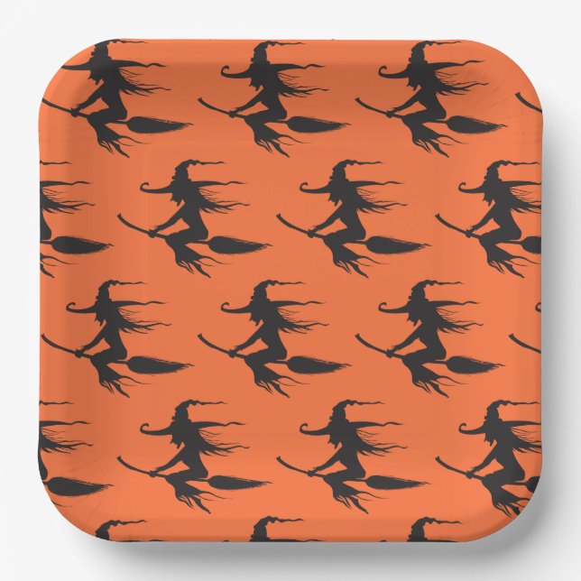 Halloween Party Paper Plate (Front)