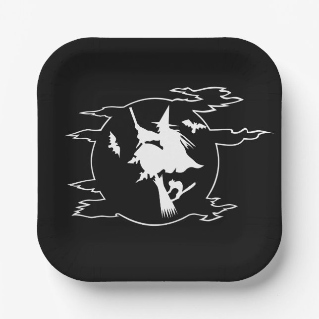 Halloween Party Paper Plate (Front)