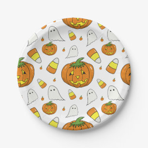 Halloween Party Paper Plates
