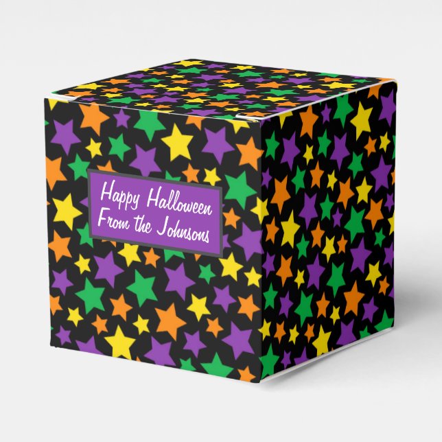 Halloween Party Personalized Favour Box (Front Side)