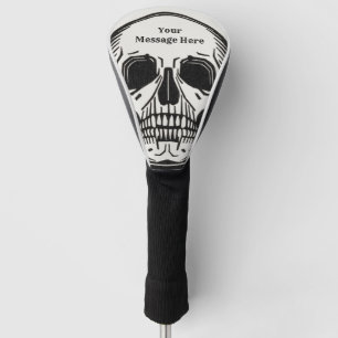 Halloween Party Personalized Skeleton Birthday Golf Head Cover