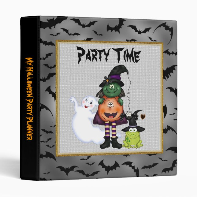 Halloween Party Planner Binder (Front/Spine)