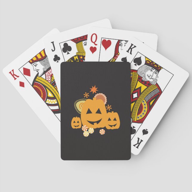 Halloween Party Playing Cards (Back)