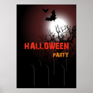 Halloween party poster