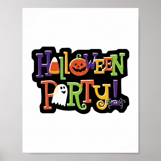 Halloween Party                       Poster (Front)