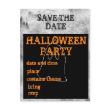Halloween Party Save the Date