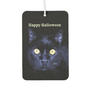 Halloween Party Scary Black Cat Horror Dark Night Air Freshener
