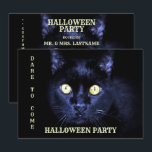 Halloween Party Scary Black Cat Horror Night Invitation<br><div class="desc">Halloween Party Scary Black Cat Horror Night Invitation. Unique,  beautiful,  stylish design. Easy to be personalized. Font style,  size and colours can be changed. Matching items are available.</div>