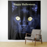 Halloween Party Scary Black Cat Horror Night Tapestry<br><div class="desc">Halloween Party Scary Black Cat Horror Night Tapestry. Unique,  beautiful,  stylish design. Easy to be personalized. Font style,  size and colours can be changed. Matching items are available.</div>