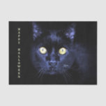 Halloween Party Scary Black Cat Horror Night Tissue Paper<br><div class="desc">Halloween Party Scary Black Cat Horror Night Tissue Paper. Unique,  beautiful,  stylish design. Easy to be personalized. Font style,  size and colours can be changed. Matching items are available.</div>