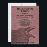 Halloween Party Scary Craw Raspberry Red Spooky Invitation<br><div class="desc">Halloween Party Scary Craw Raspberry Red Spooky Invitation. Unique,  beautiful,  stylish design. Easy to be personalized. Font style,  size and colours can be changed. Matching items are available.</div>