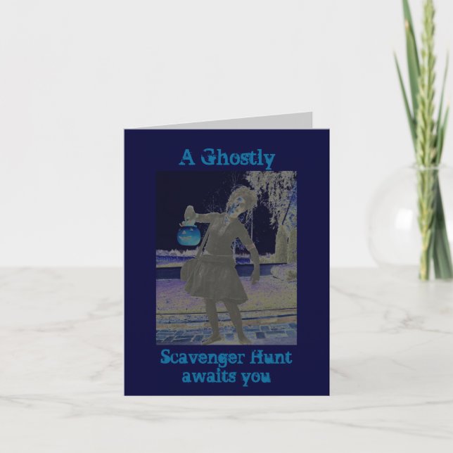 Halloween Party/Scavenger Hunt Invite (Front)