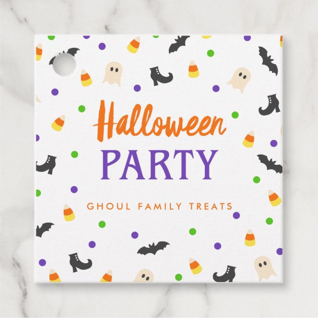 Halloween Party | Spooky Celebration | Favour Tags (Front)