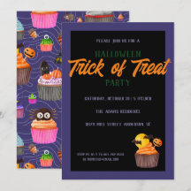 Halloween Party Trick of Treat Cute Sweet