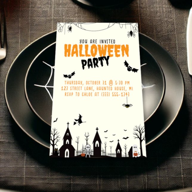 Halloween Party Trick or Treat Invitation (Creator Uploaded)