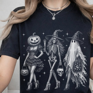 Halloween Party | Vintage Halloween Spooky Girls T-Shirt