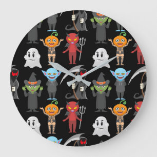 Halloween Party Wall Clock