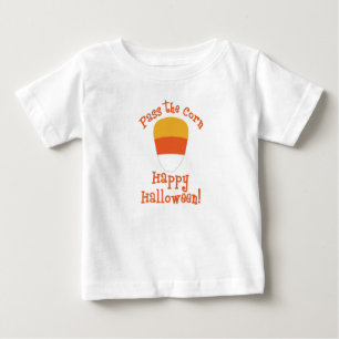 Halloween Pass The Candy Corn Baby T-Shirt