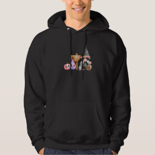 Halloween Pastel Goth Witch Gnome Creepy Cute Spoo Hoodie